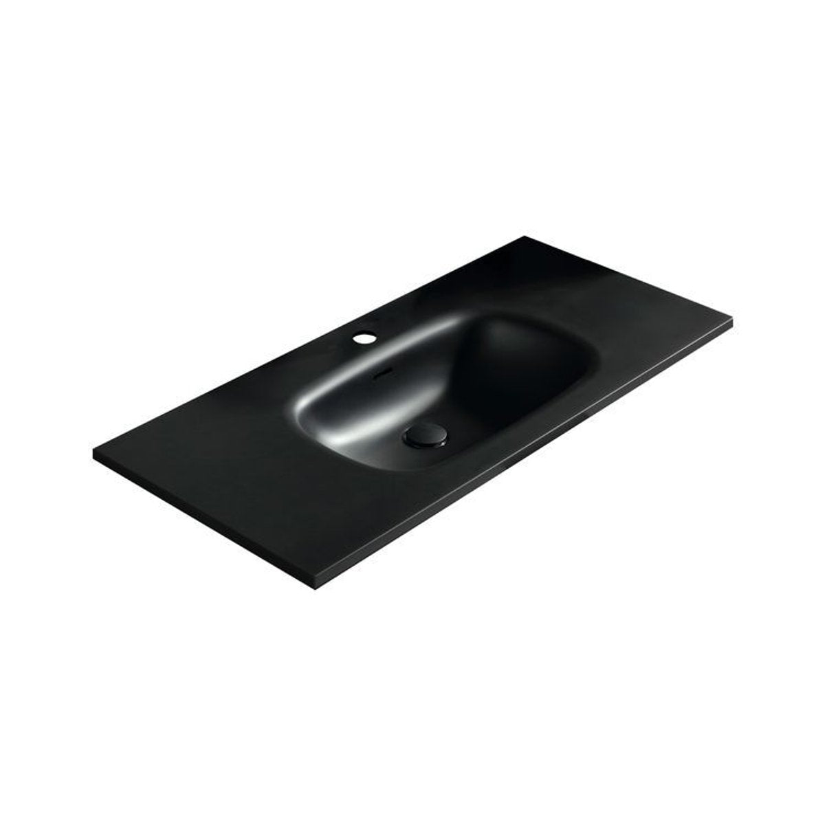 Meuble 100 cm noir Aqualinea