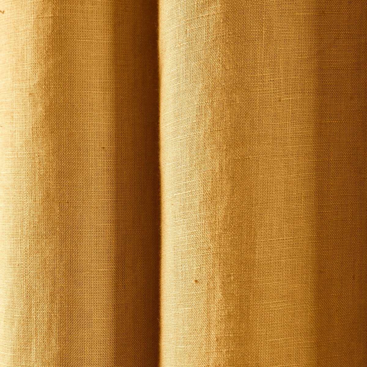 Rideau oeillets doublé occultant CARLINA ocre
