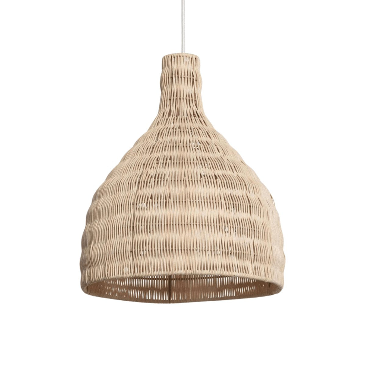 Suspension Rotin Salon
