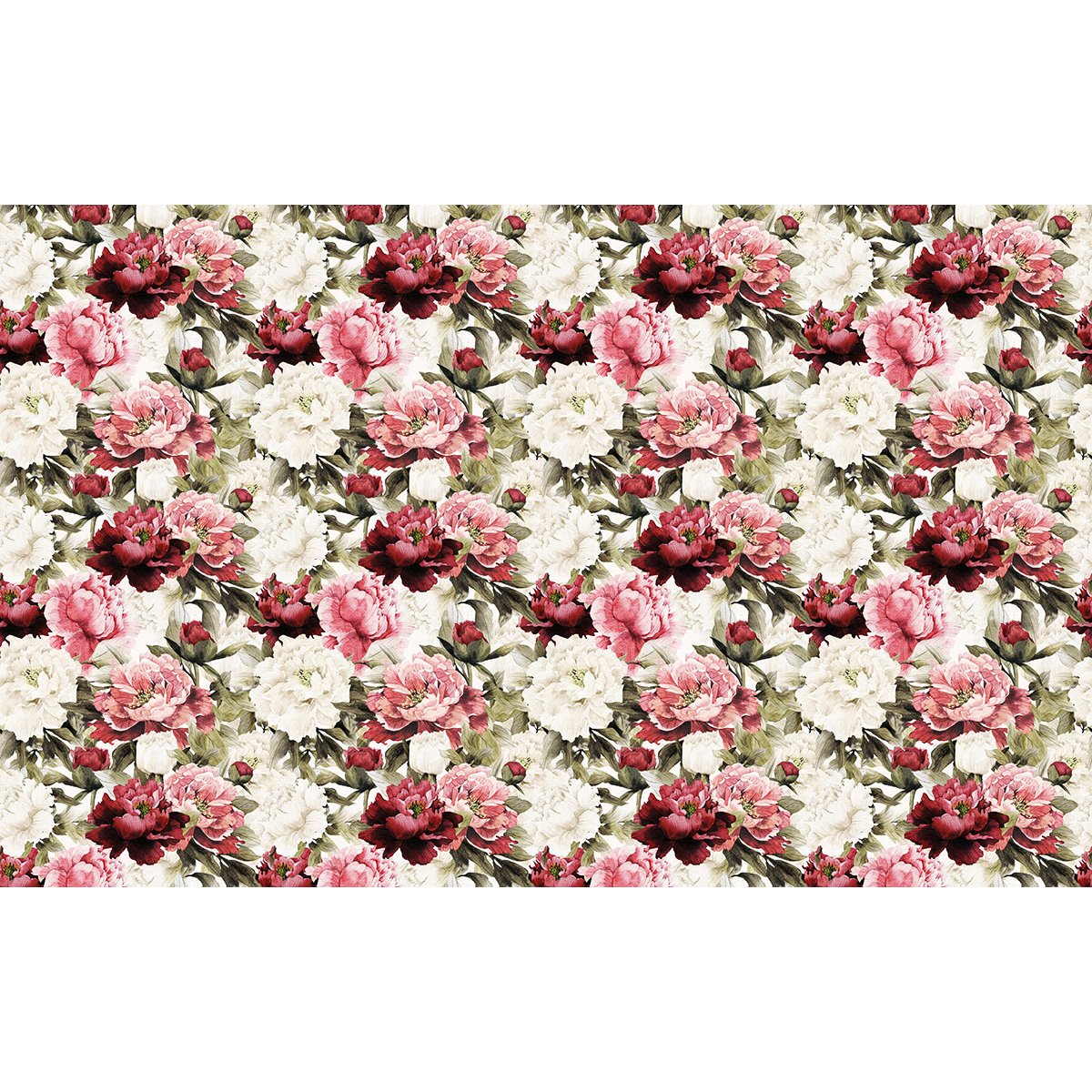 Papier peint panoramique - Motif Fleurs