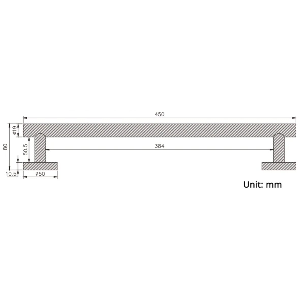 Porte-serviettes chrome