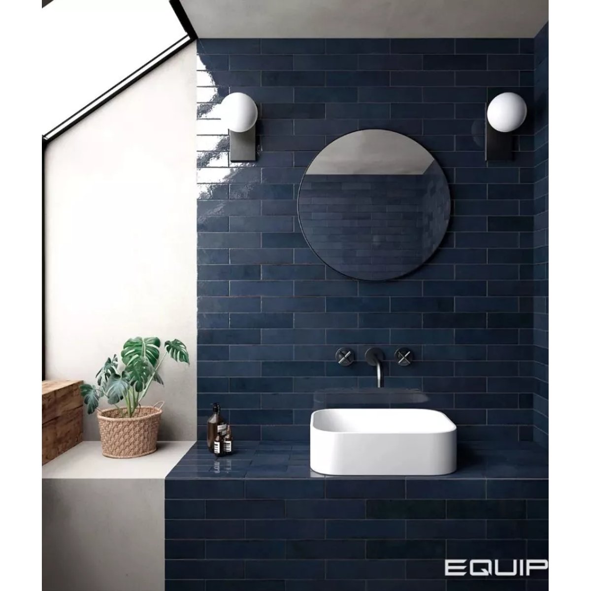 Carrelage Zellige Bleu Nuit TRIBECA Blue