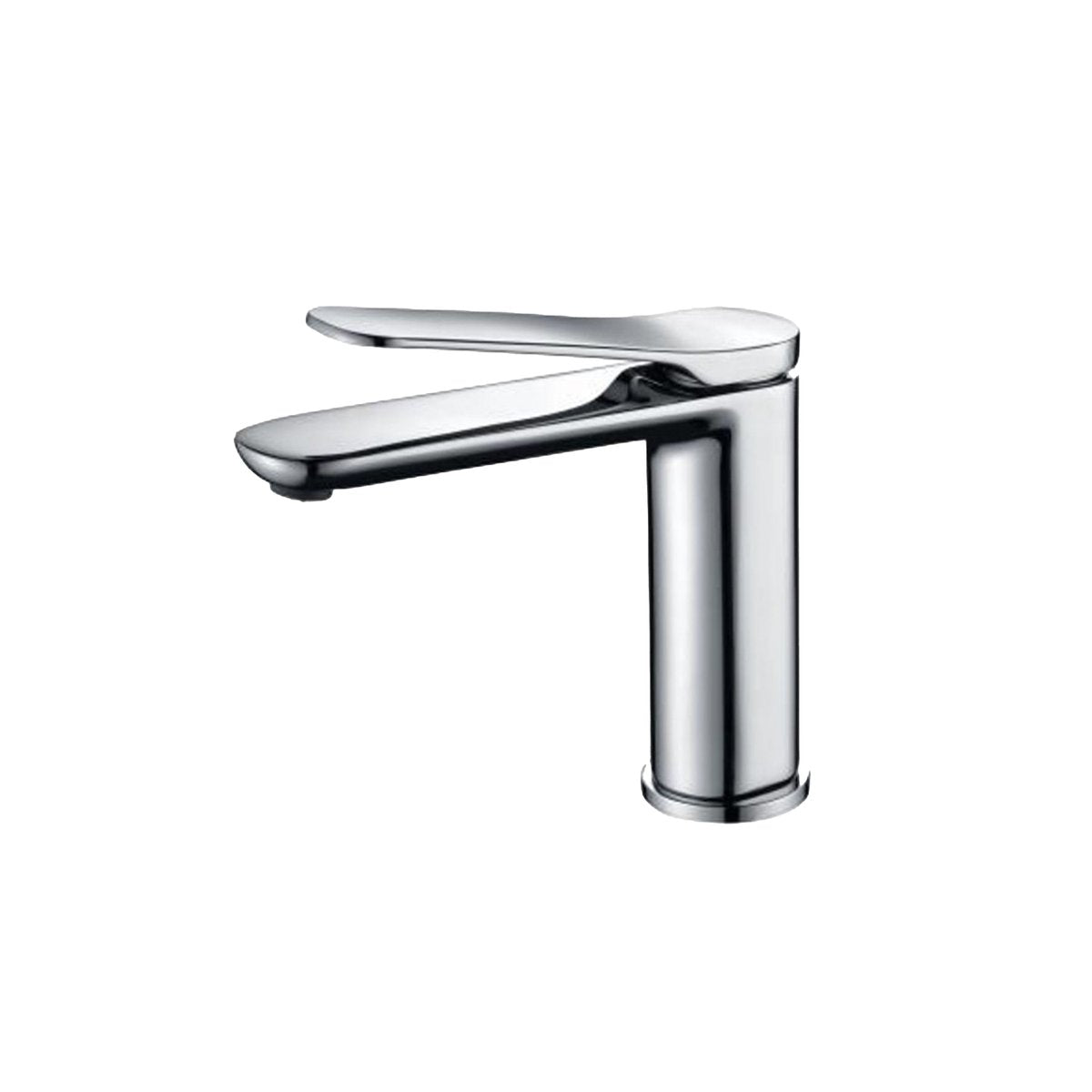 Robinet mitigeur chromé de salle de bain
