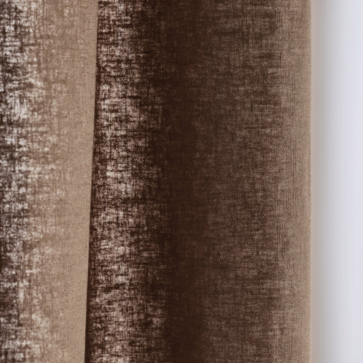 Rideau panneau LEOLINO brun smoky