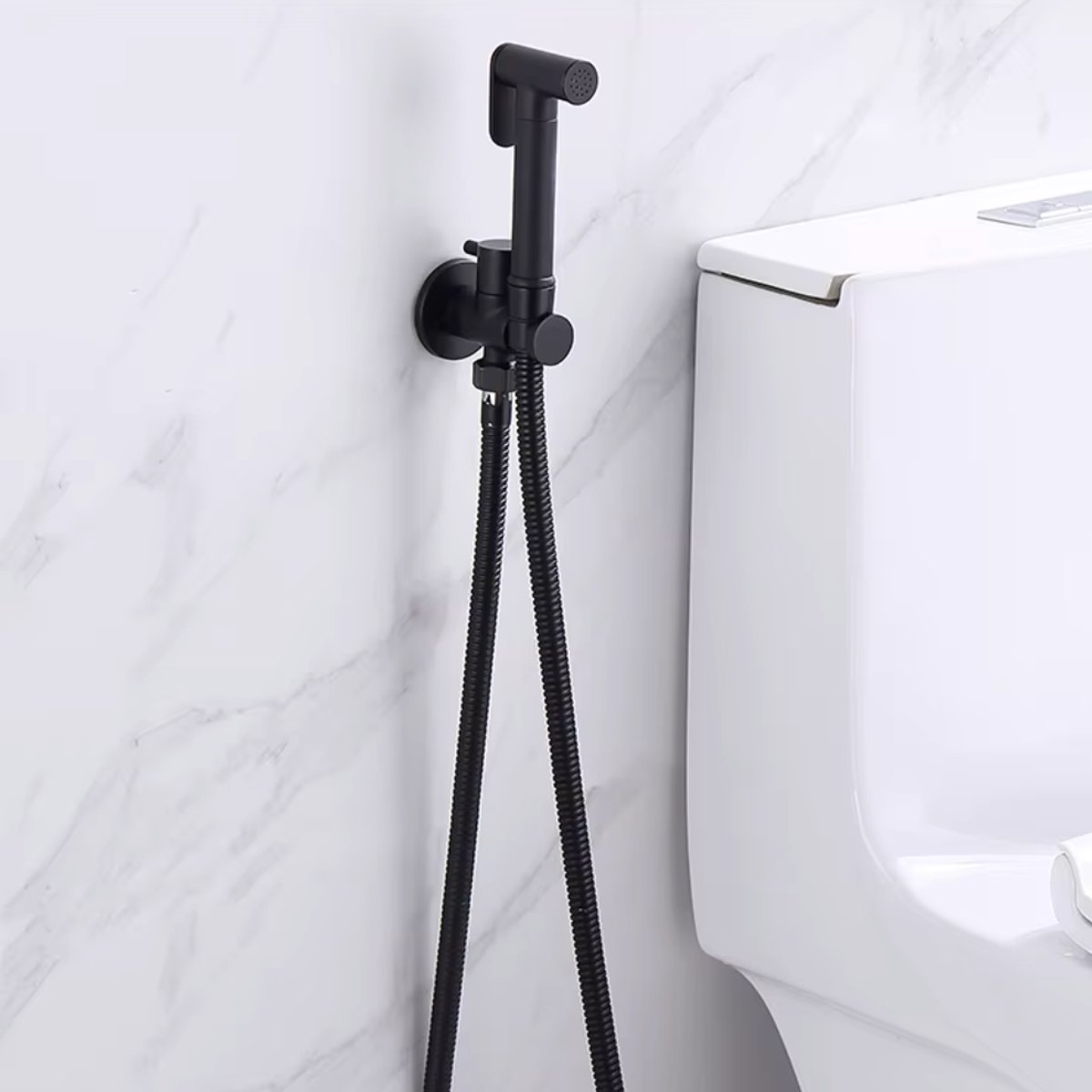 Douchette à main noir mate