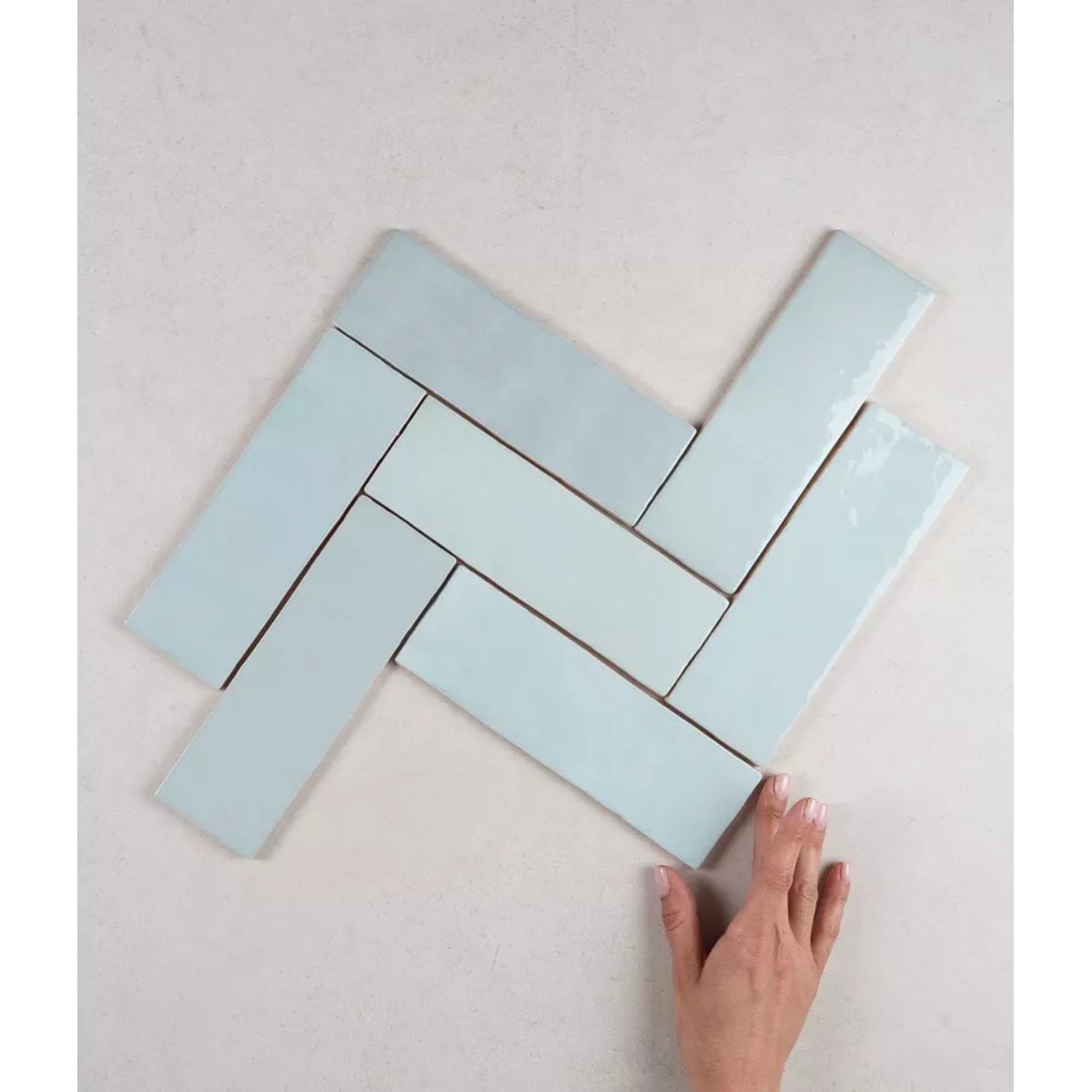 Carrelage Zellige Bleu Ciel ARTISAN Aqua