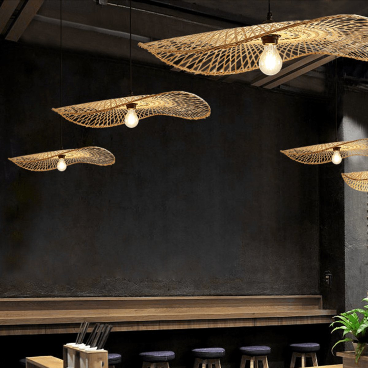 Suspension Libellule Bambou