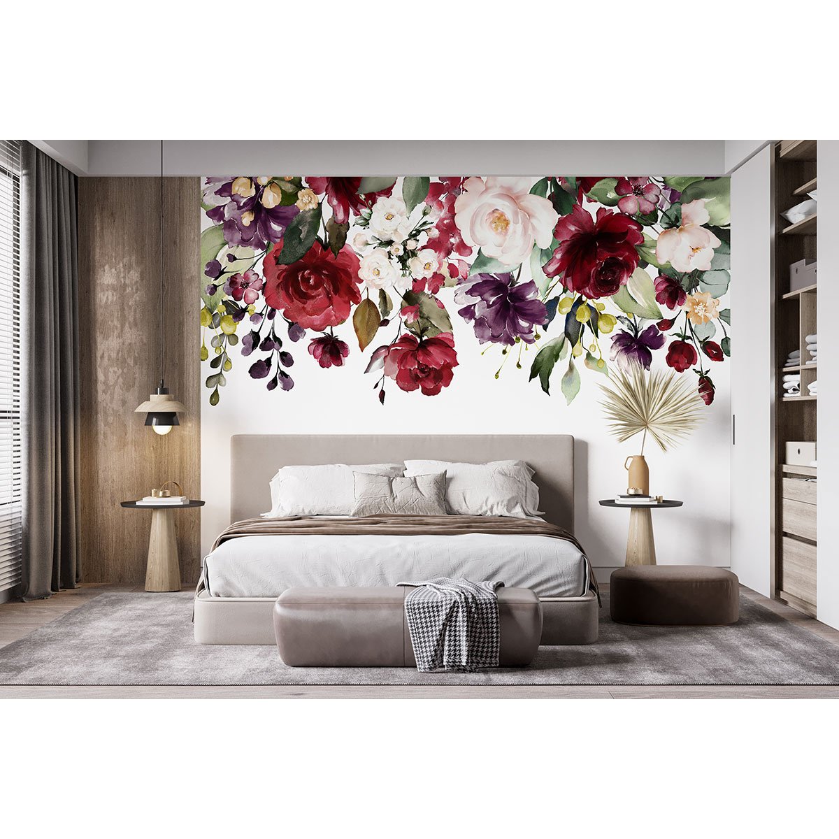 Papier peint panoramique - Fleurs