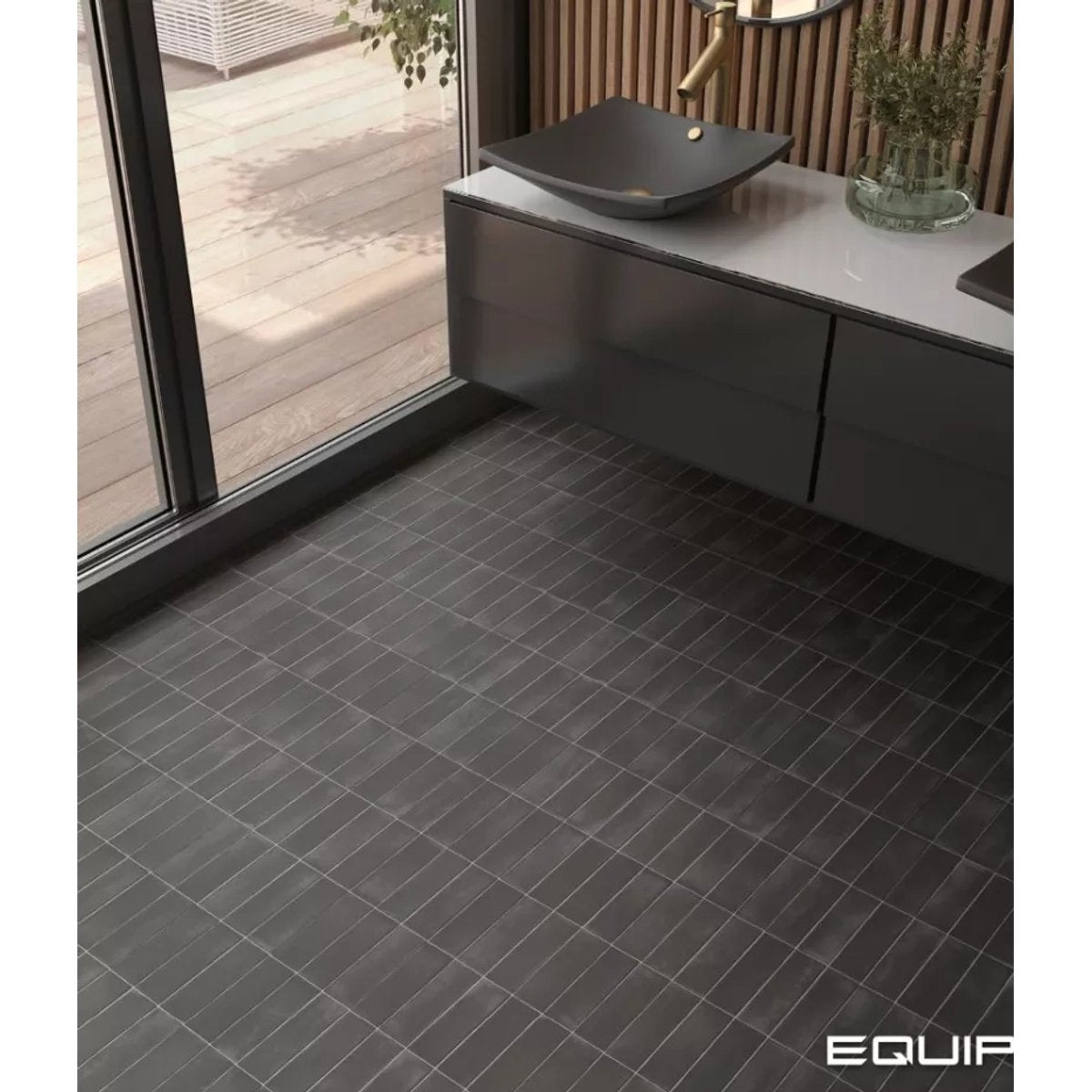 Carrelage Zellige Noir COLO Matt Black Hat