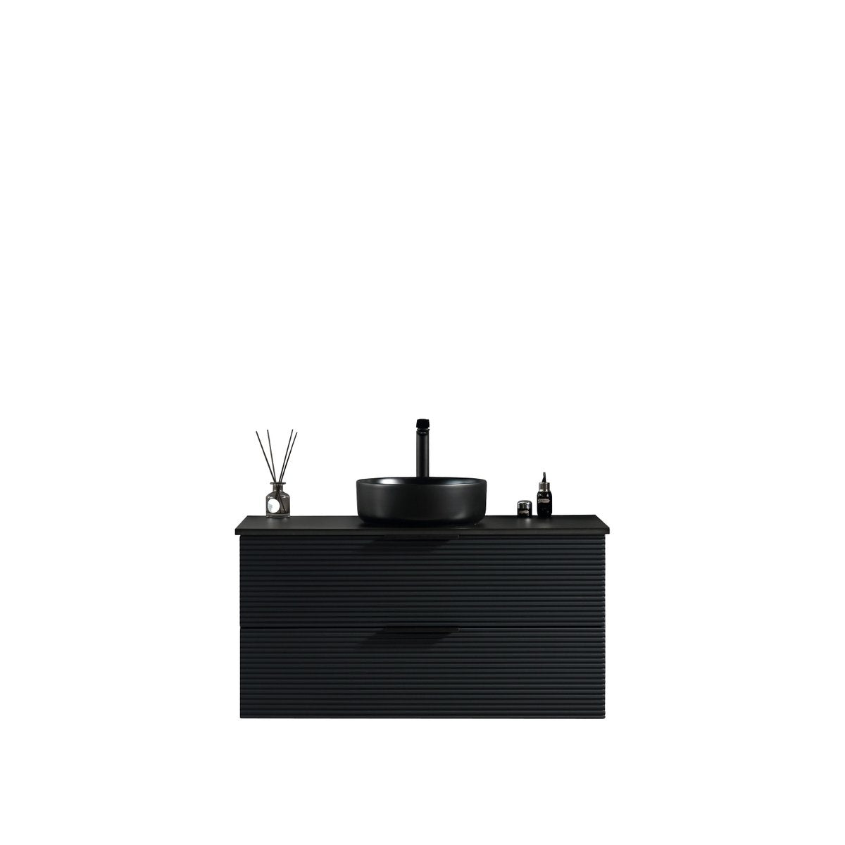 Meuble 120 cm noir Aqualinea