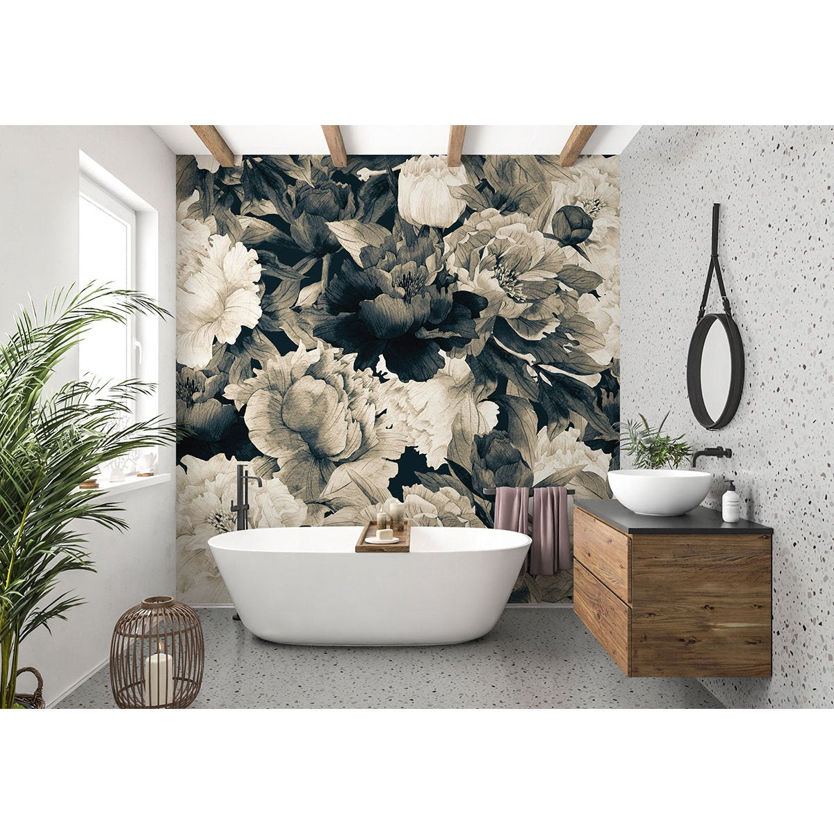 Papier peint panoramique - Fleurs