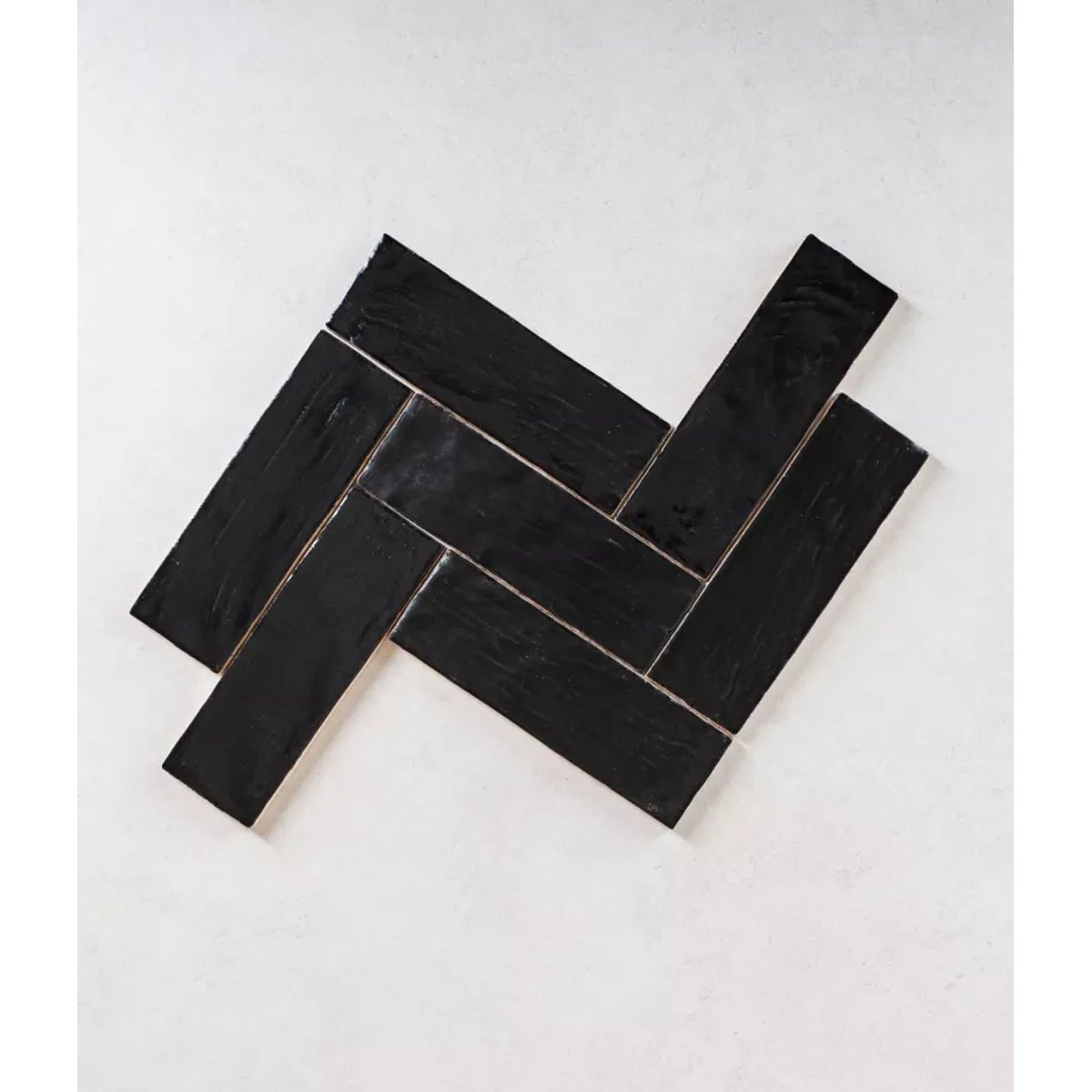 Faience Effet Zellige Noir MALLORCA Black
