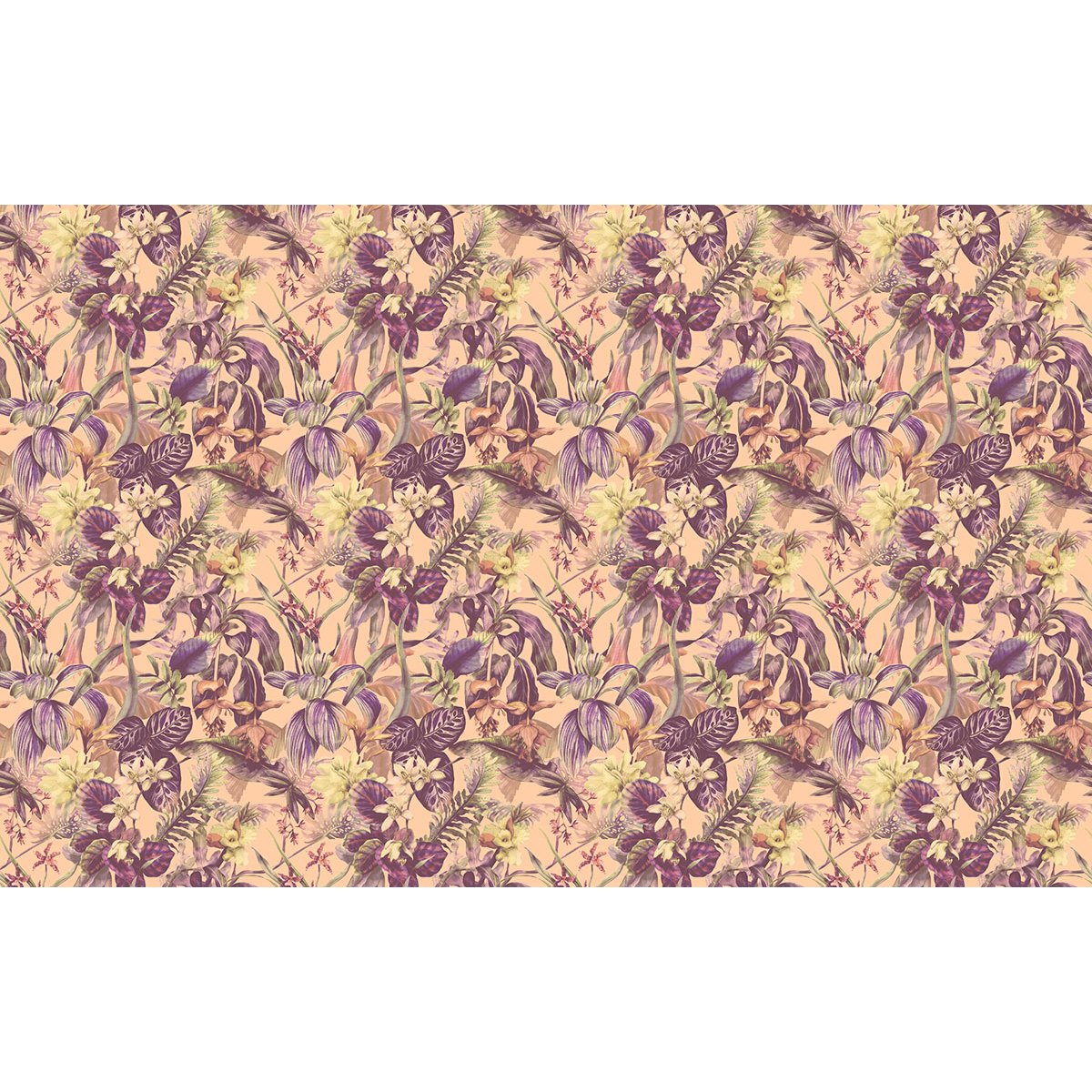Papier peint panoramique - Motif Fleurs