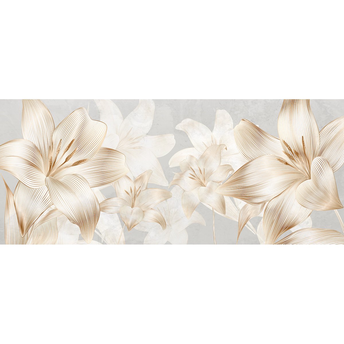 Papier peint panoramique - Fleurs