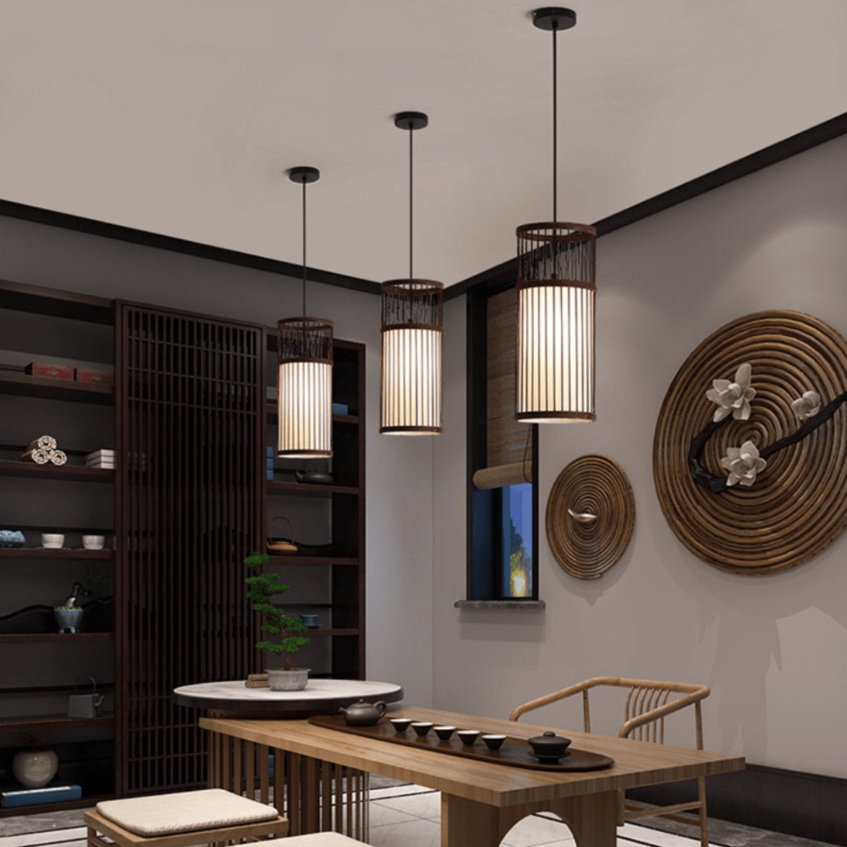 Suspension Bambou Design