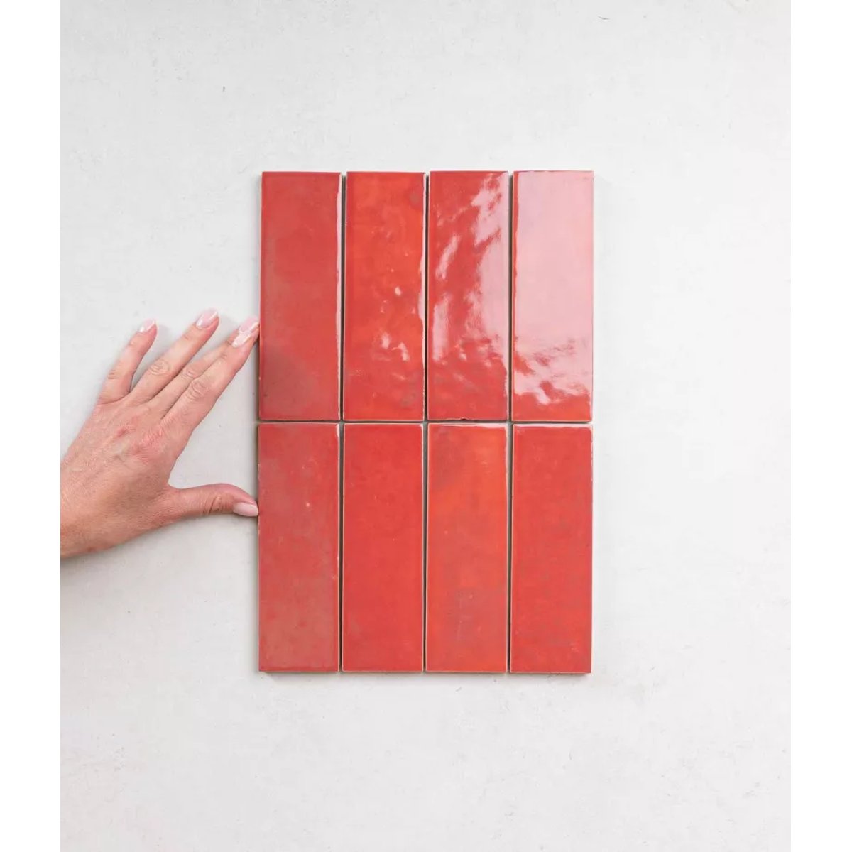 Carrelage intérieur Effet Zellige Rouge BEJMAT Carmin