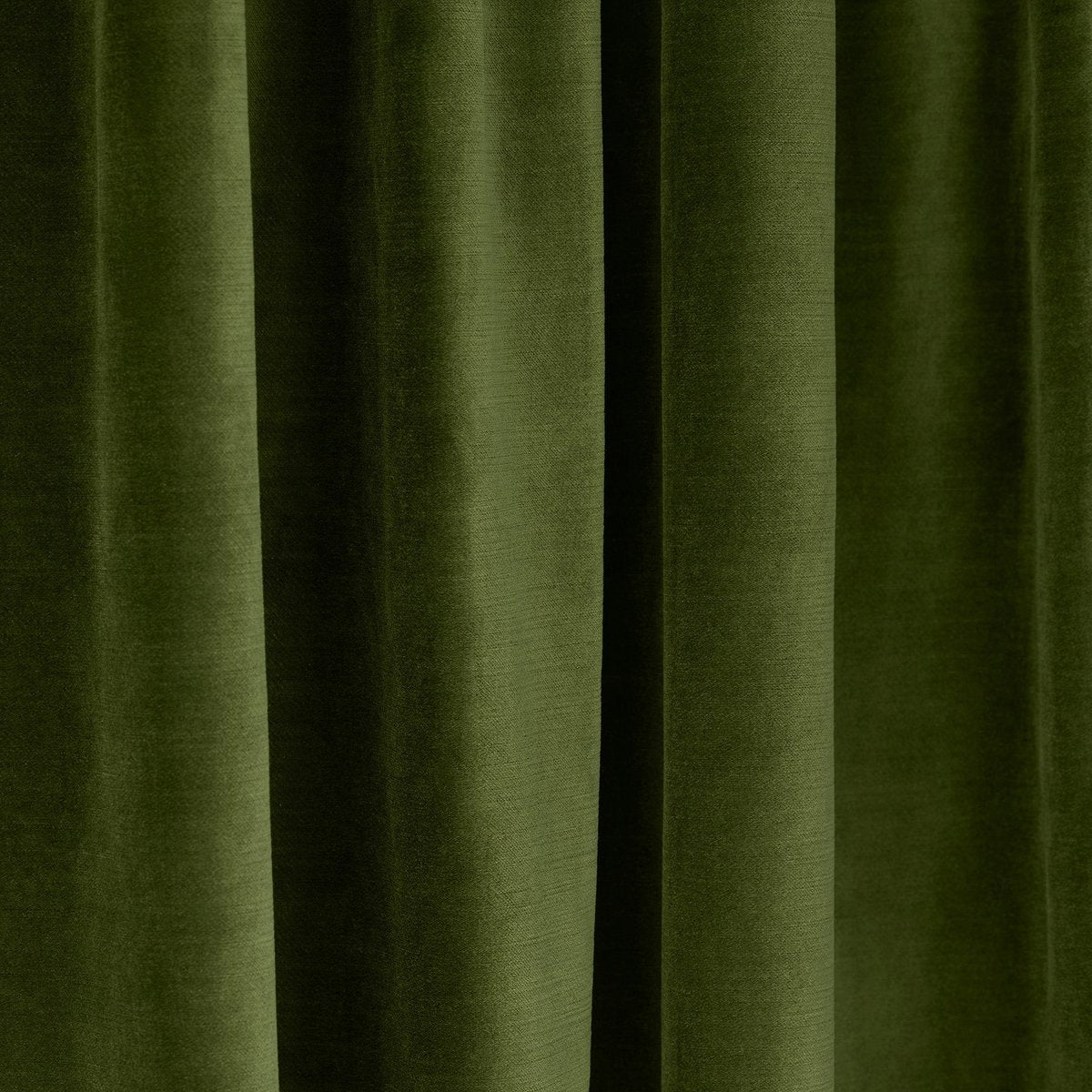 Rideau à oeillets dorés DALILA vert olive