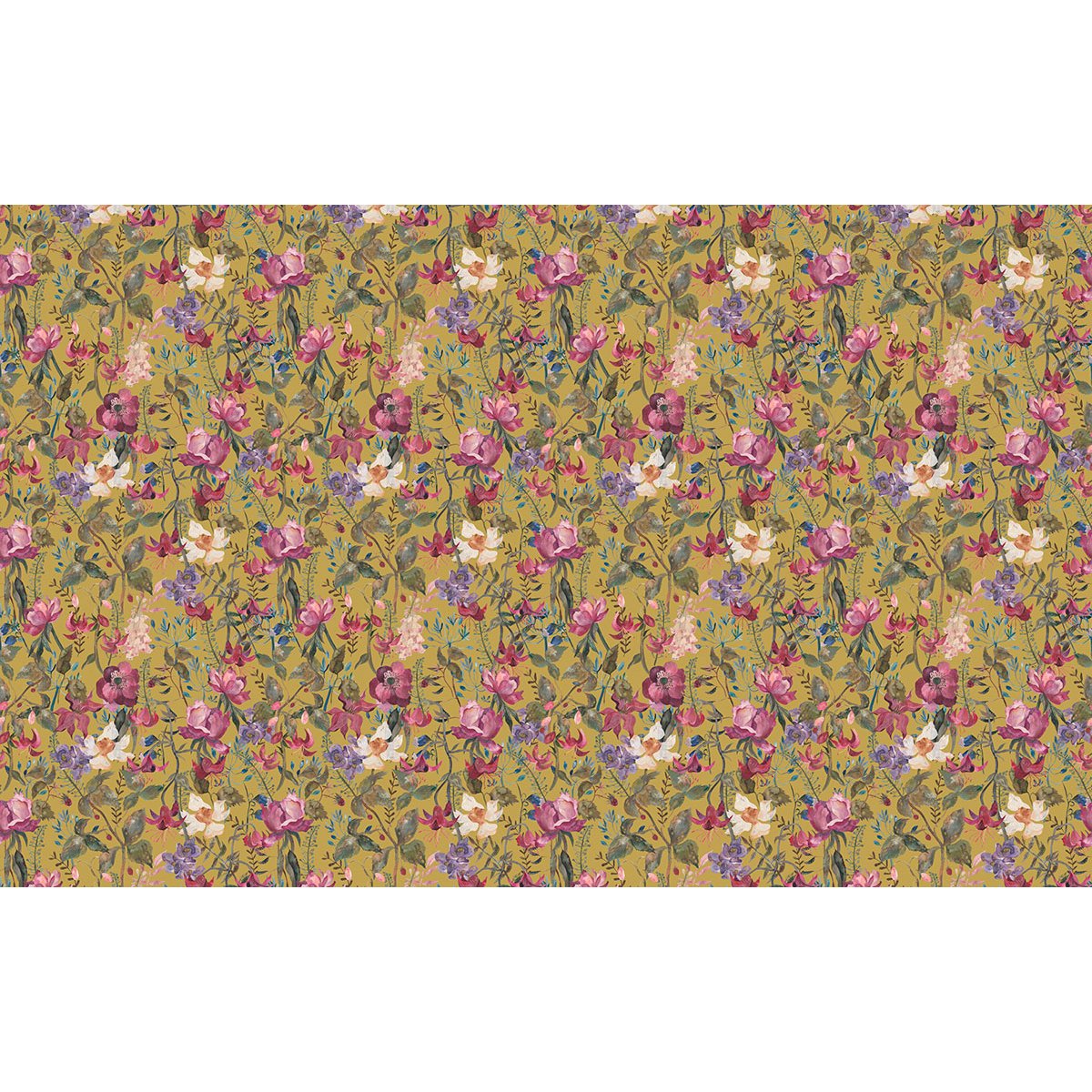 Papier peint panoramique - Motif Fleurs