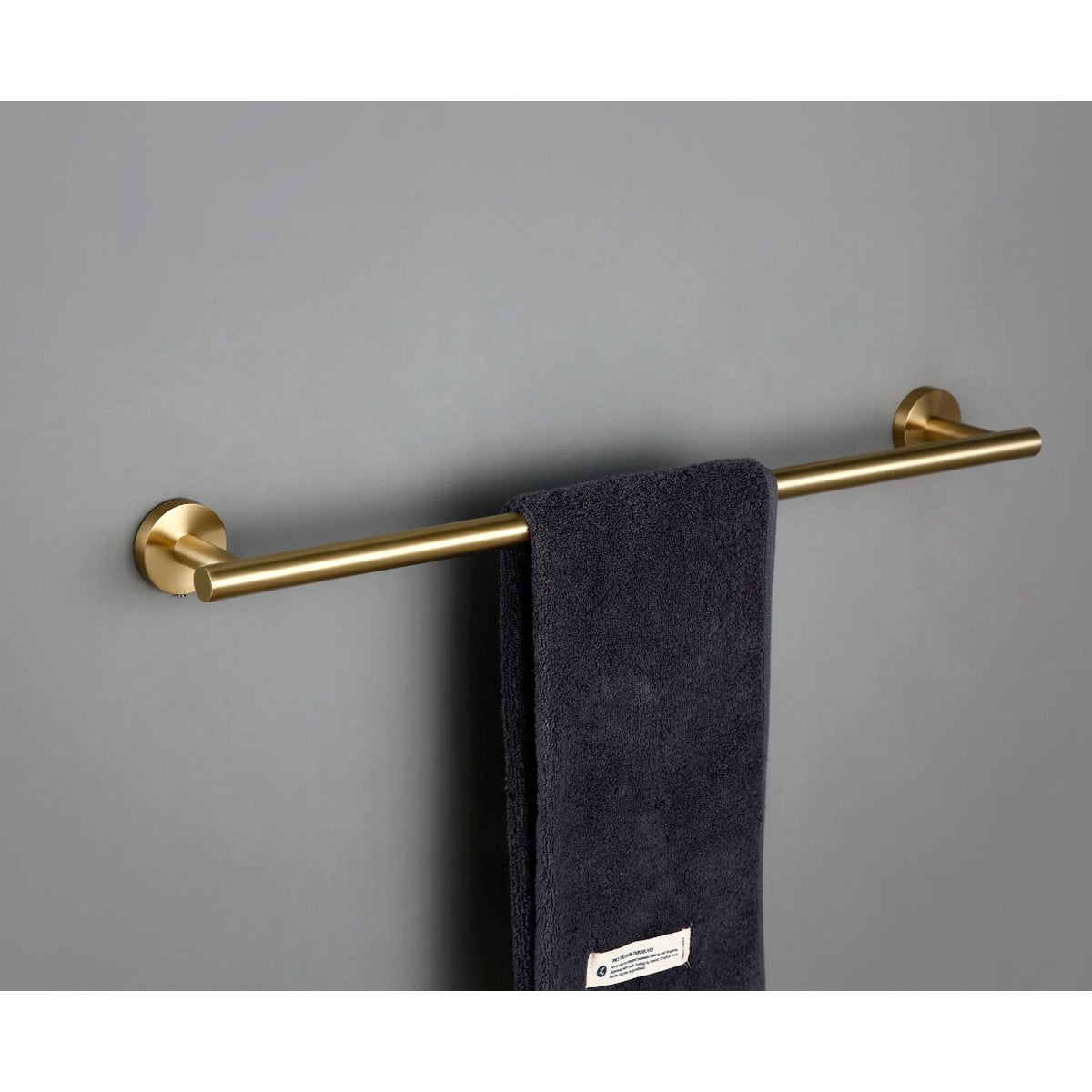Porte-serviettes or brossé lisse