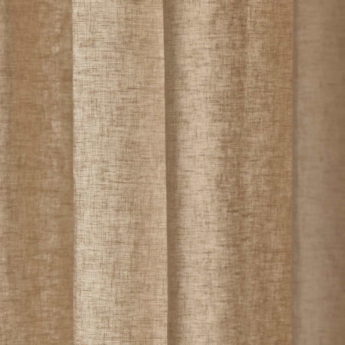 Rideau à oeillets dorés LEOLINO beige minéral