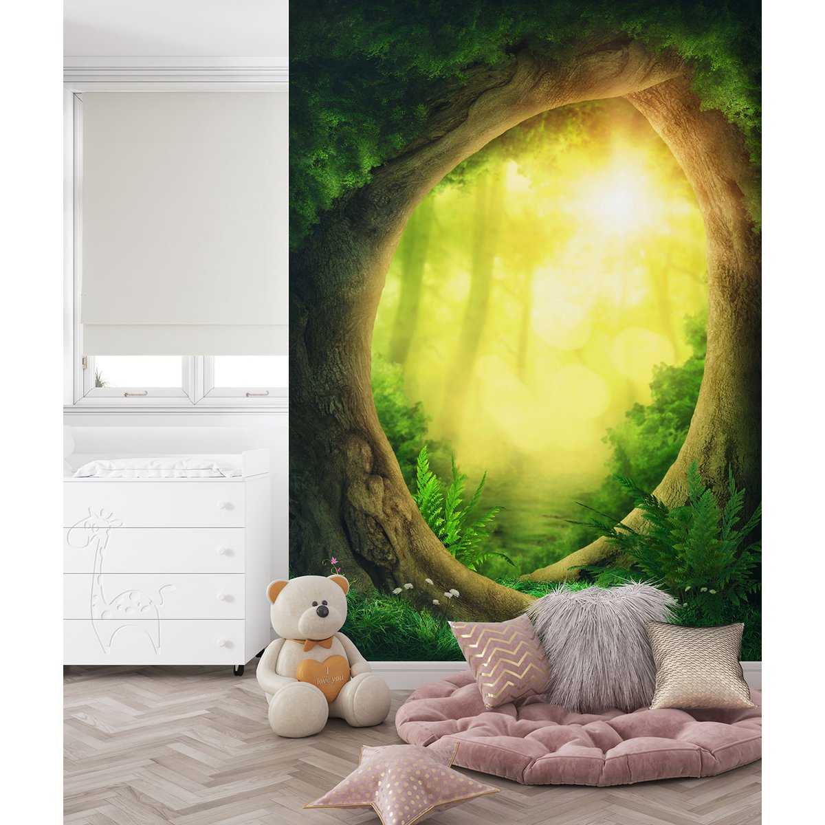 Papier peint panoramique Enfants - Forêt