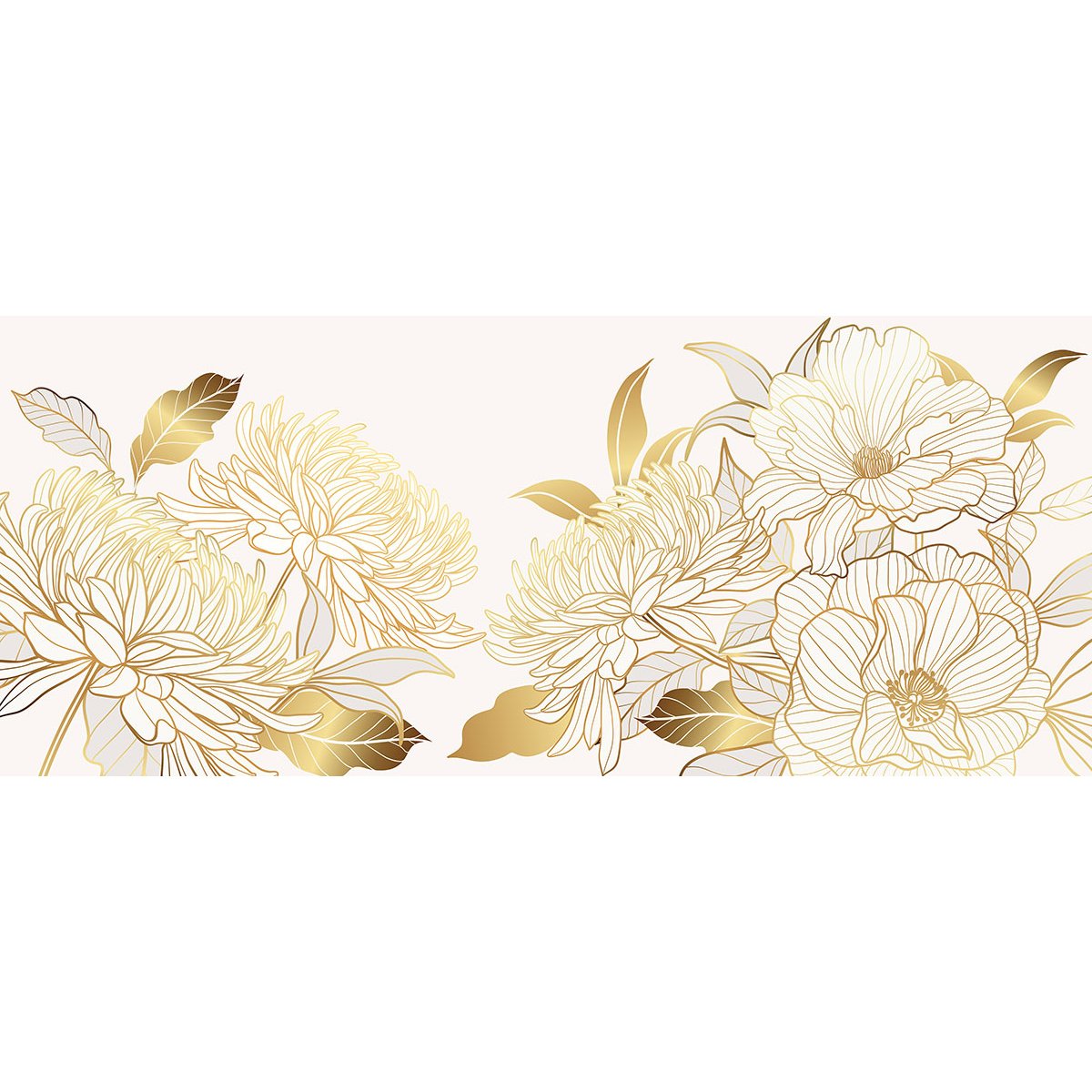 Papier peint panoramique - Fleurs