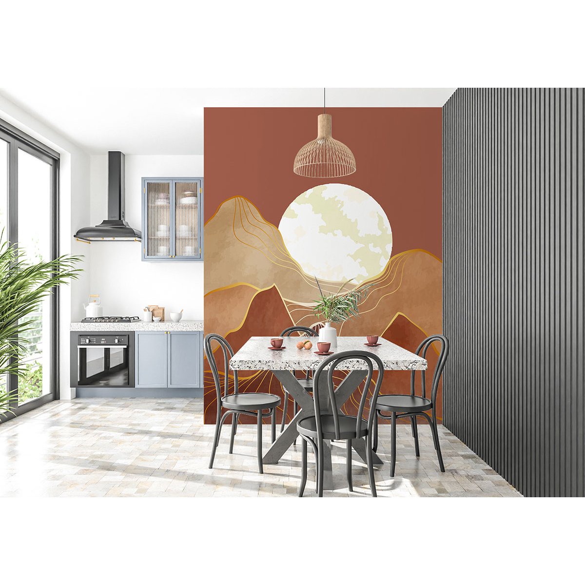Papier peint panoramique - Paysage Boho