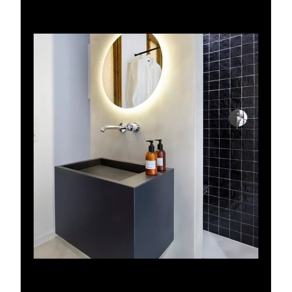 Faience Effet Zellige Noir MALLORCA Black