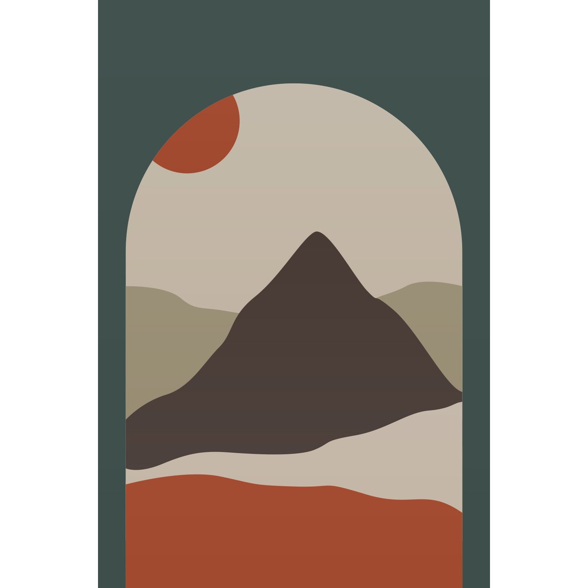 Papier peint panoramique - Paysage Boho
