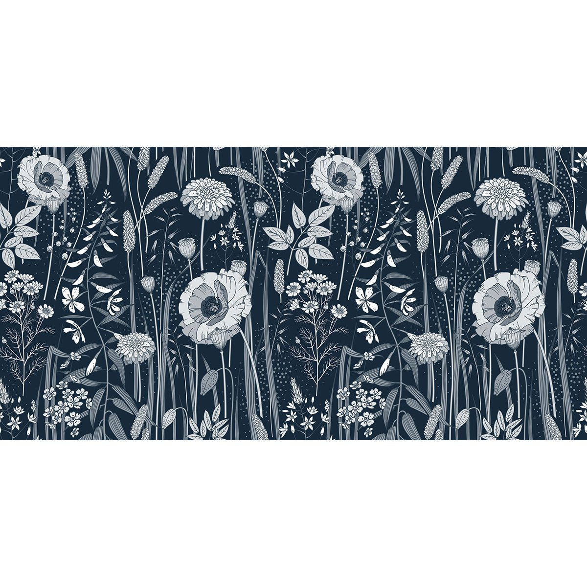 Papier peint panoramique - Fleurs