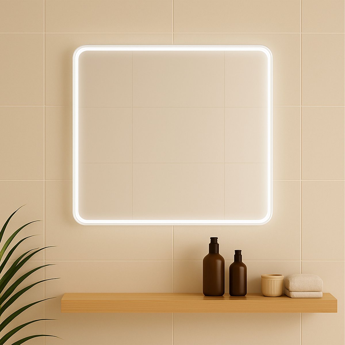 Miroir salle de bain LED 100 cm