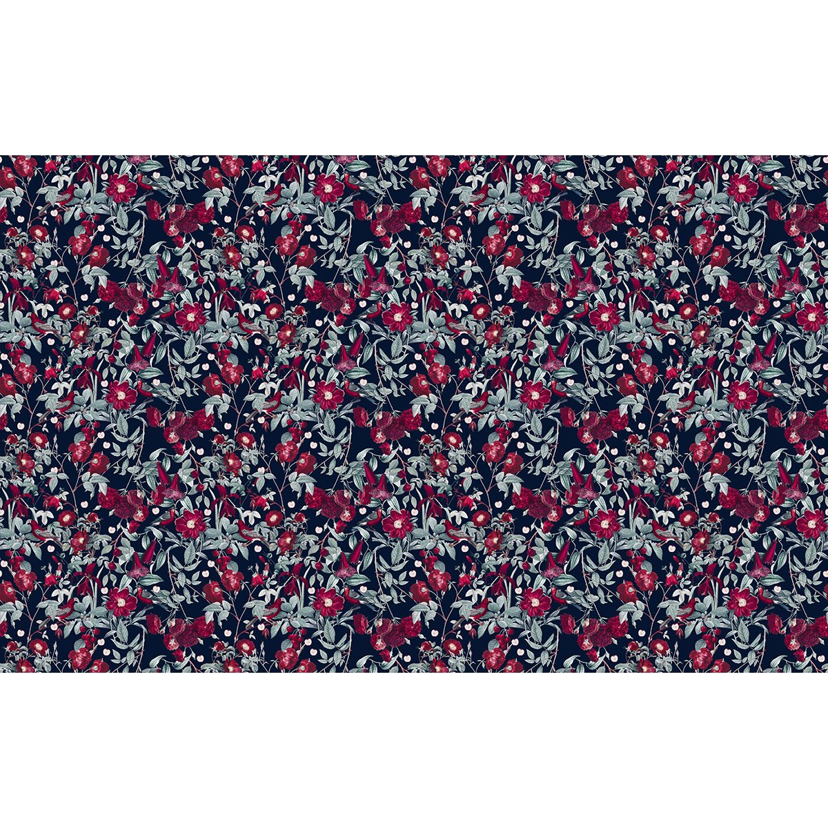 Papier peint panoramique - Motif Fleurs