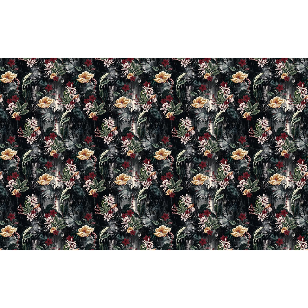 Papier peint panoramique - Motif Fleurs