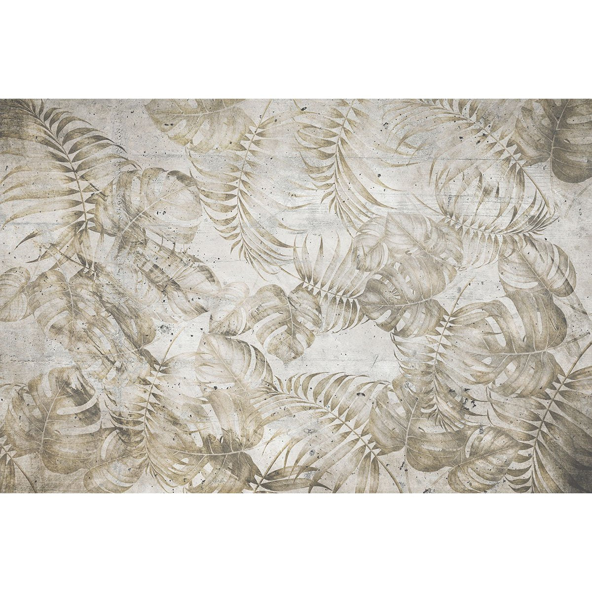 Papier peint panoramique - Feuilles tropicales