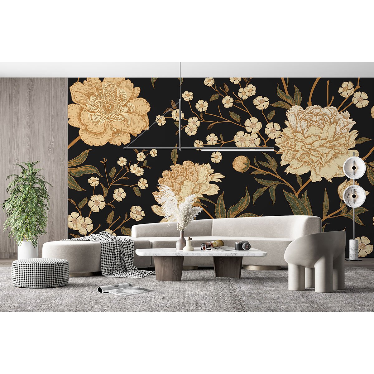 Papier peint panoramique - Fleurs