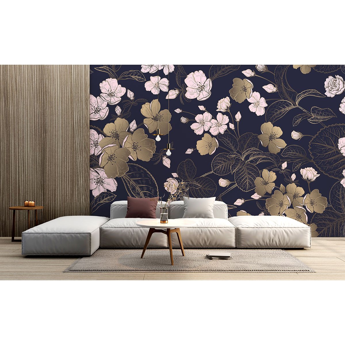 Papier peint panoramique - Fleurs