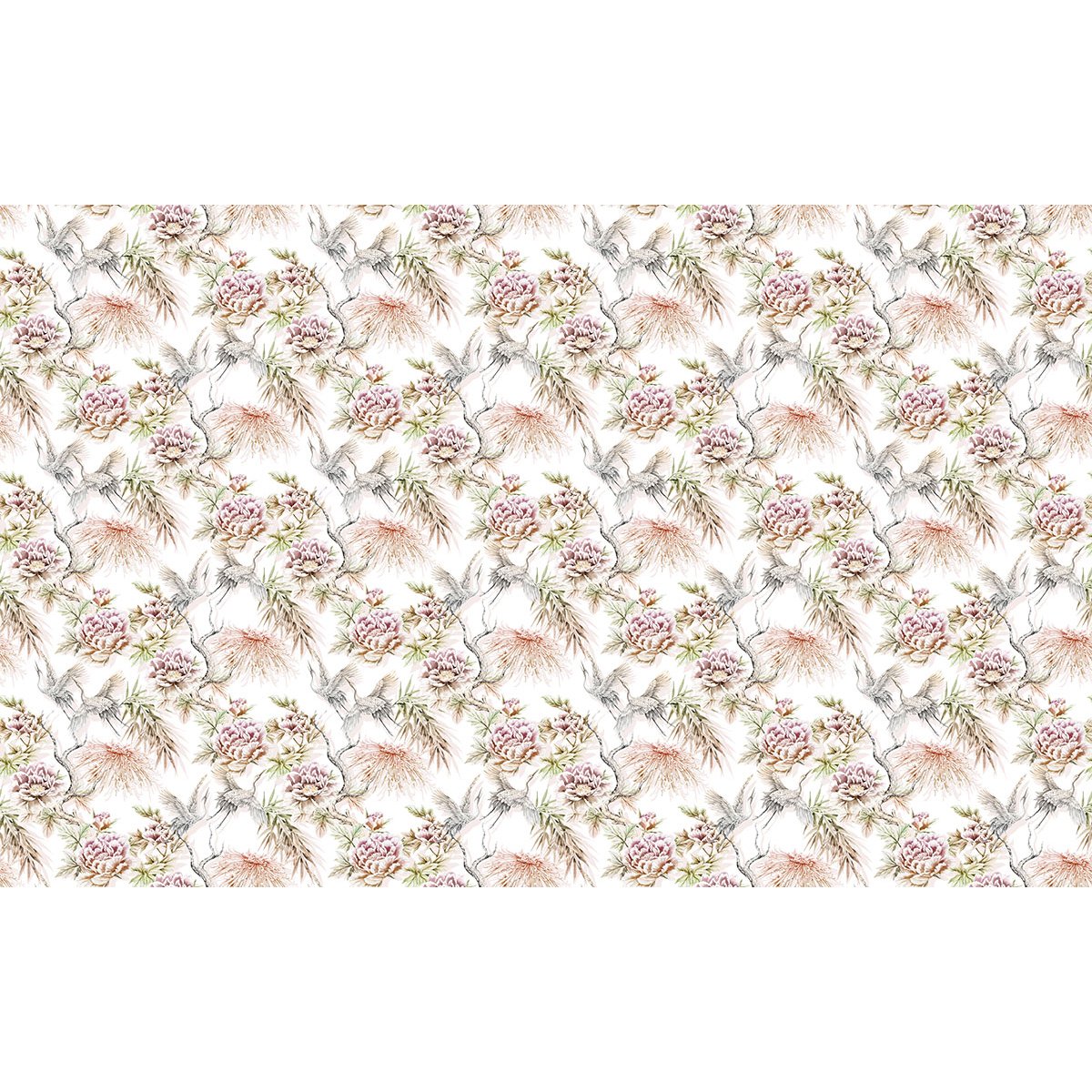 Papier peint panoramique - Motif Fleurs