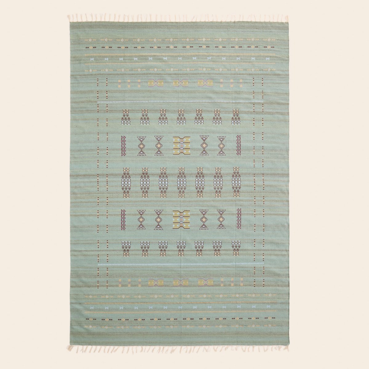 Tapis de sol ARSALANE vert de gris