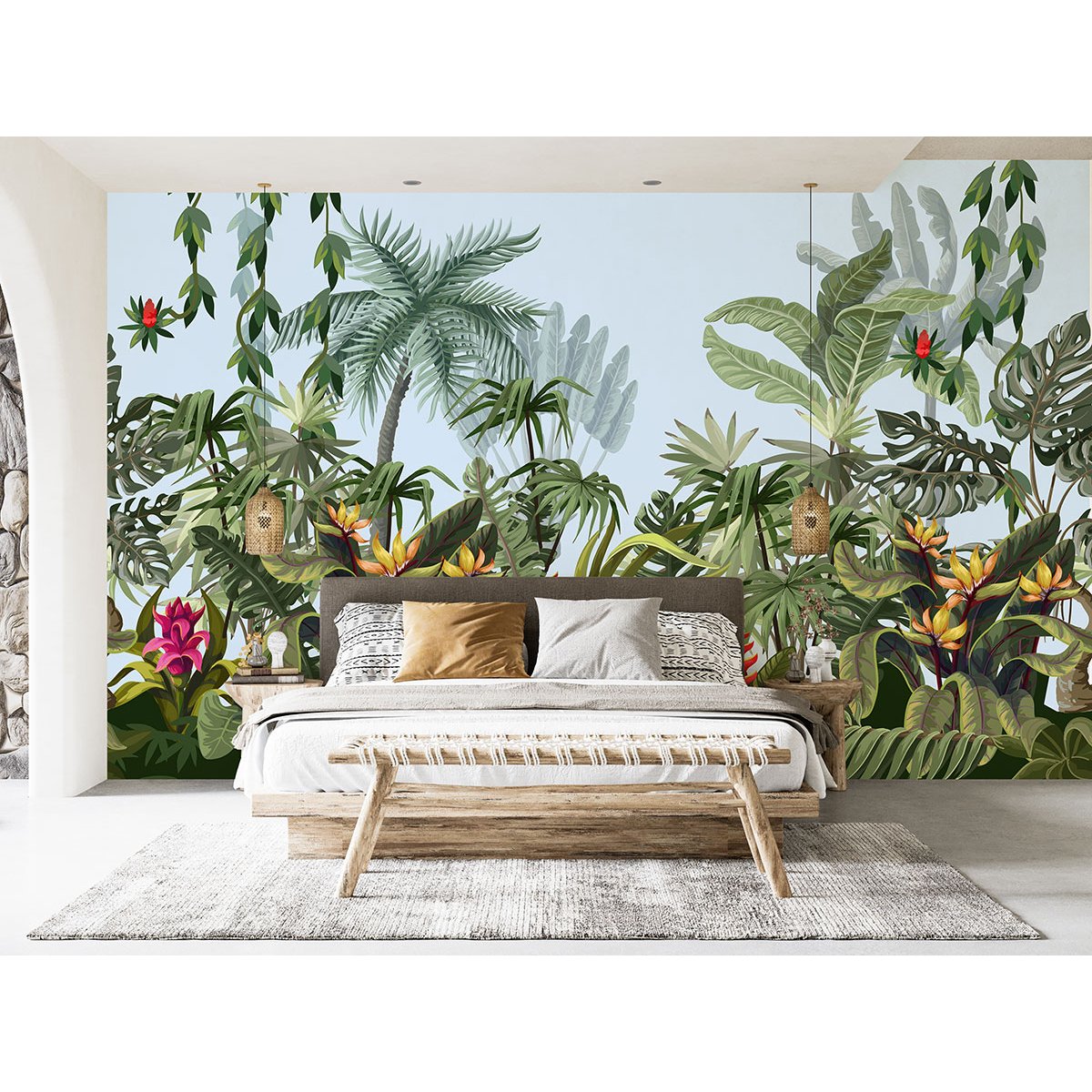Papier peint panoramique - Forêt tropicale