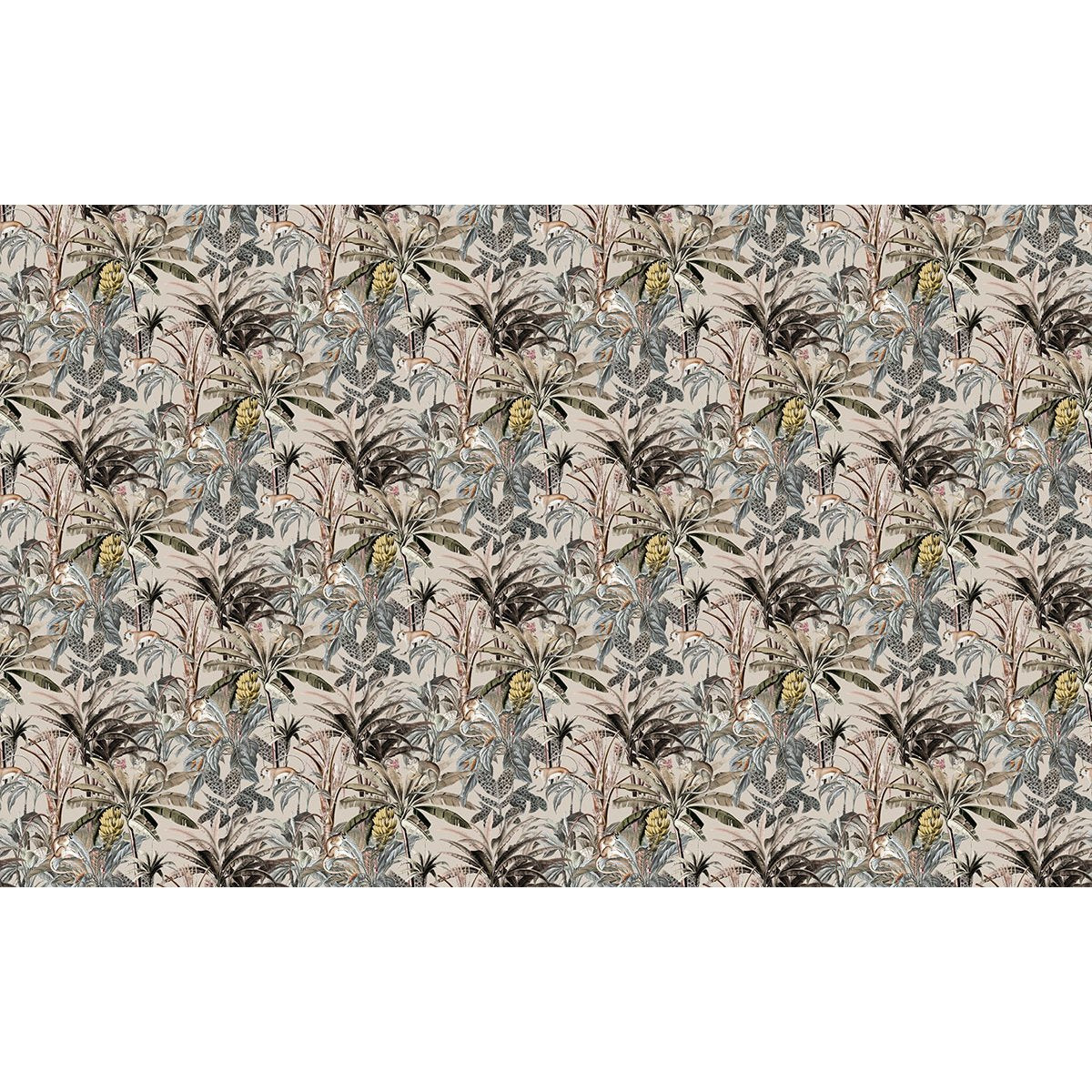 Papier peint panoramique - Motif Feuilles tropicales