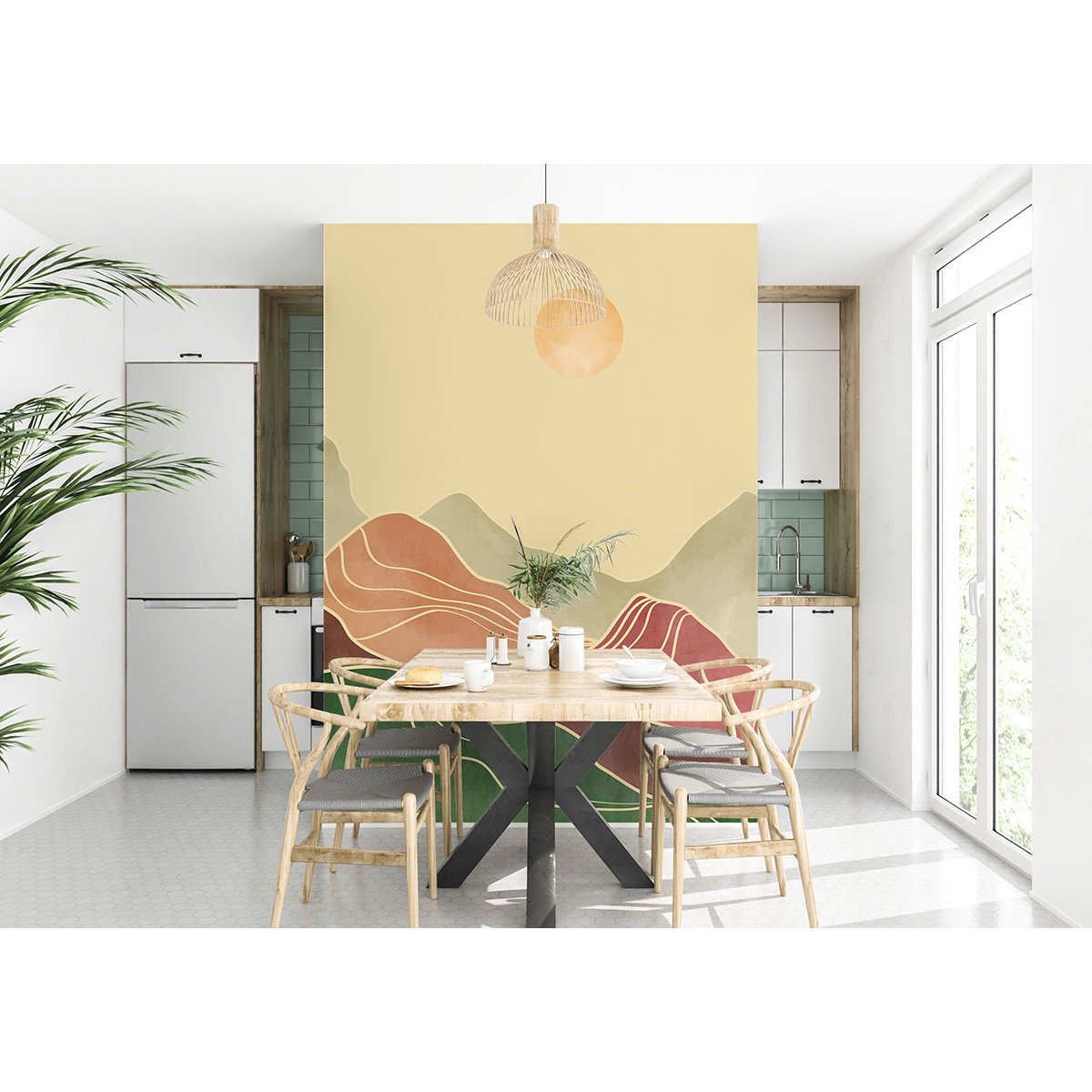 Papier peint panoramique - Paysage Boho