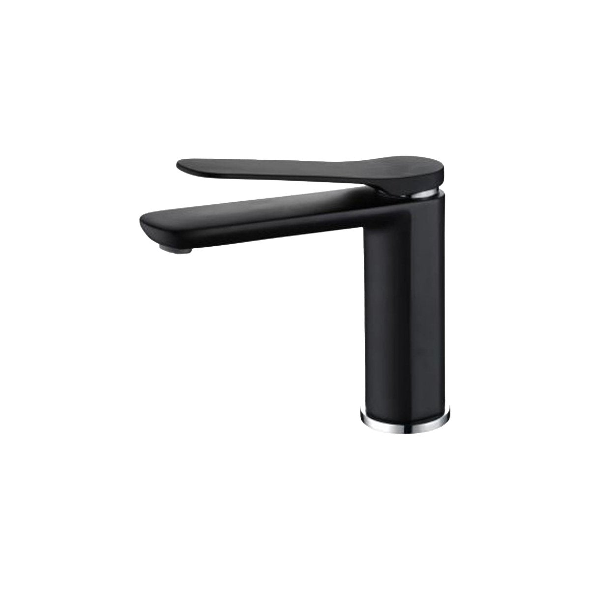 Robinet mitigeur de salle de bain noir mat
