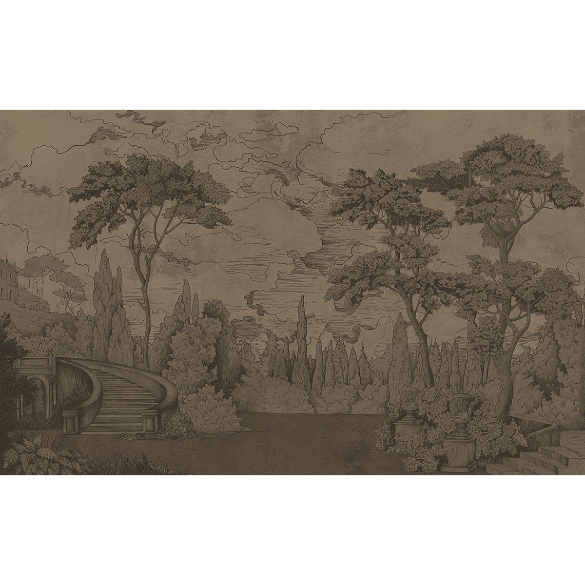 Papier peint panoramique - Jardin