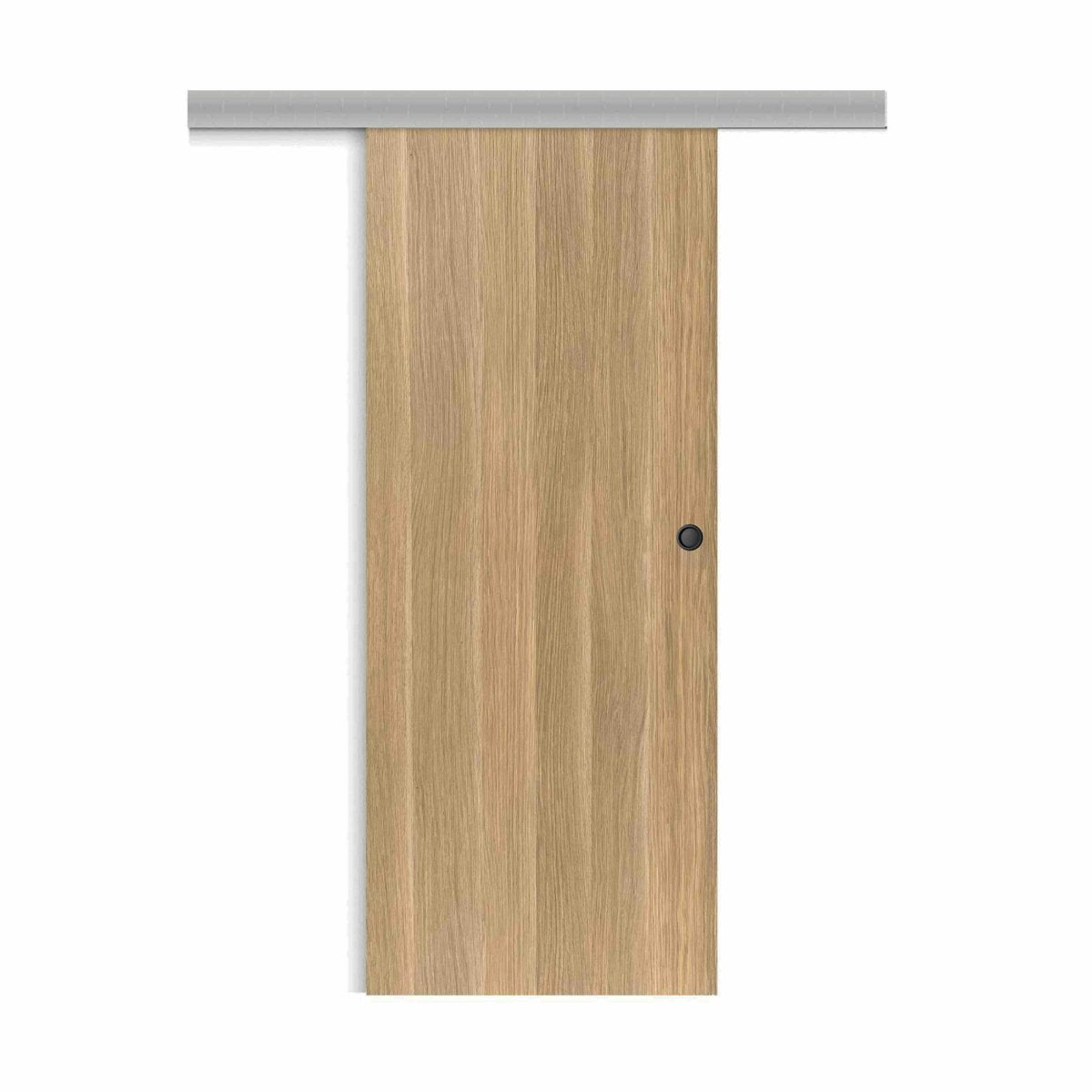 Porte coulissante applique Matild avec serrure