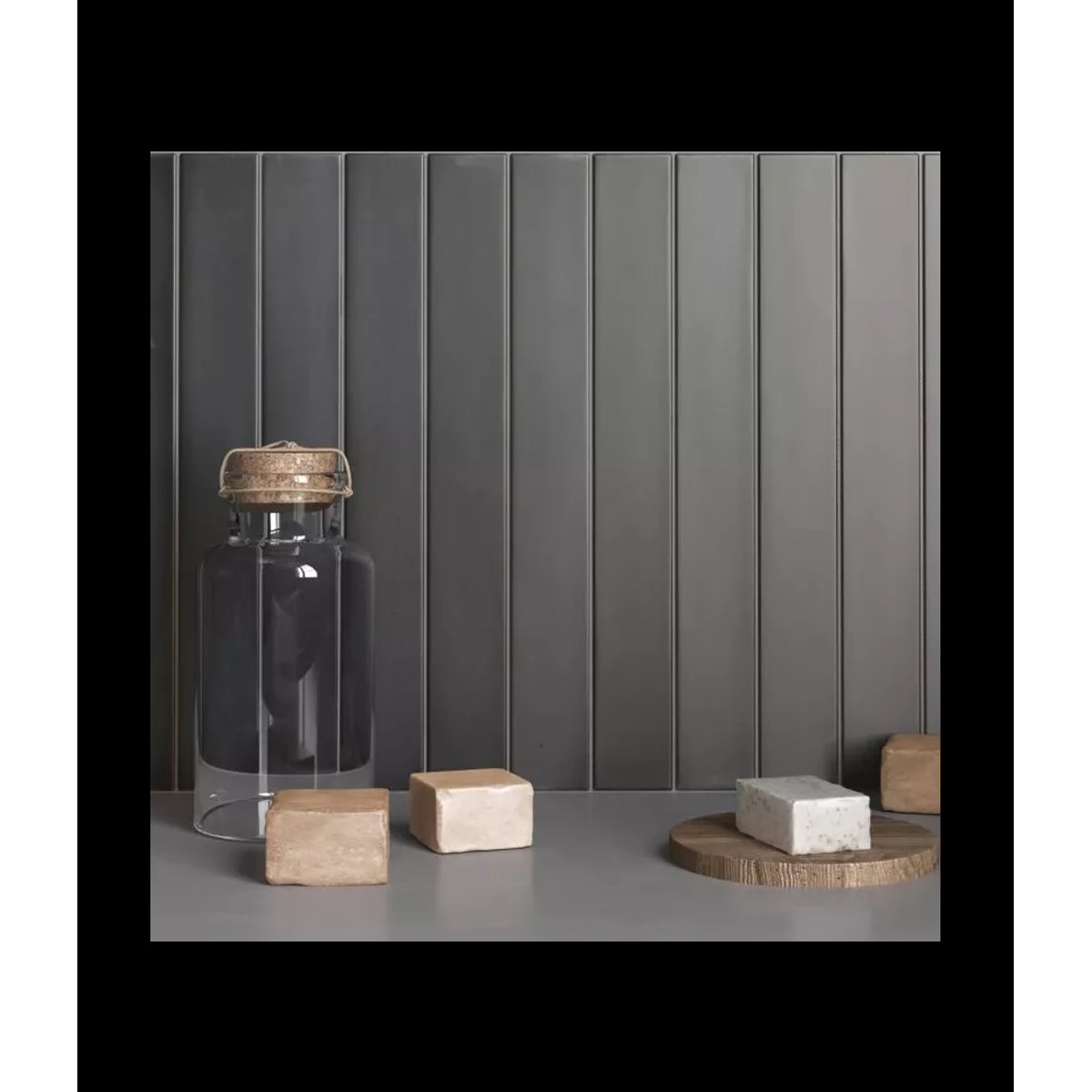 Faience Effet Zellige Noir MASSIMO Black