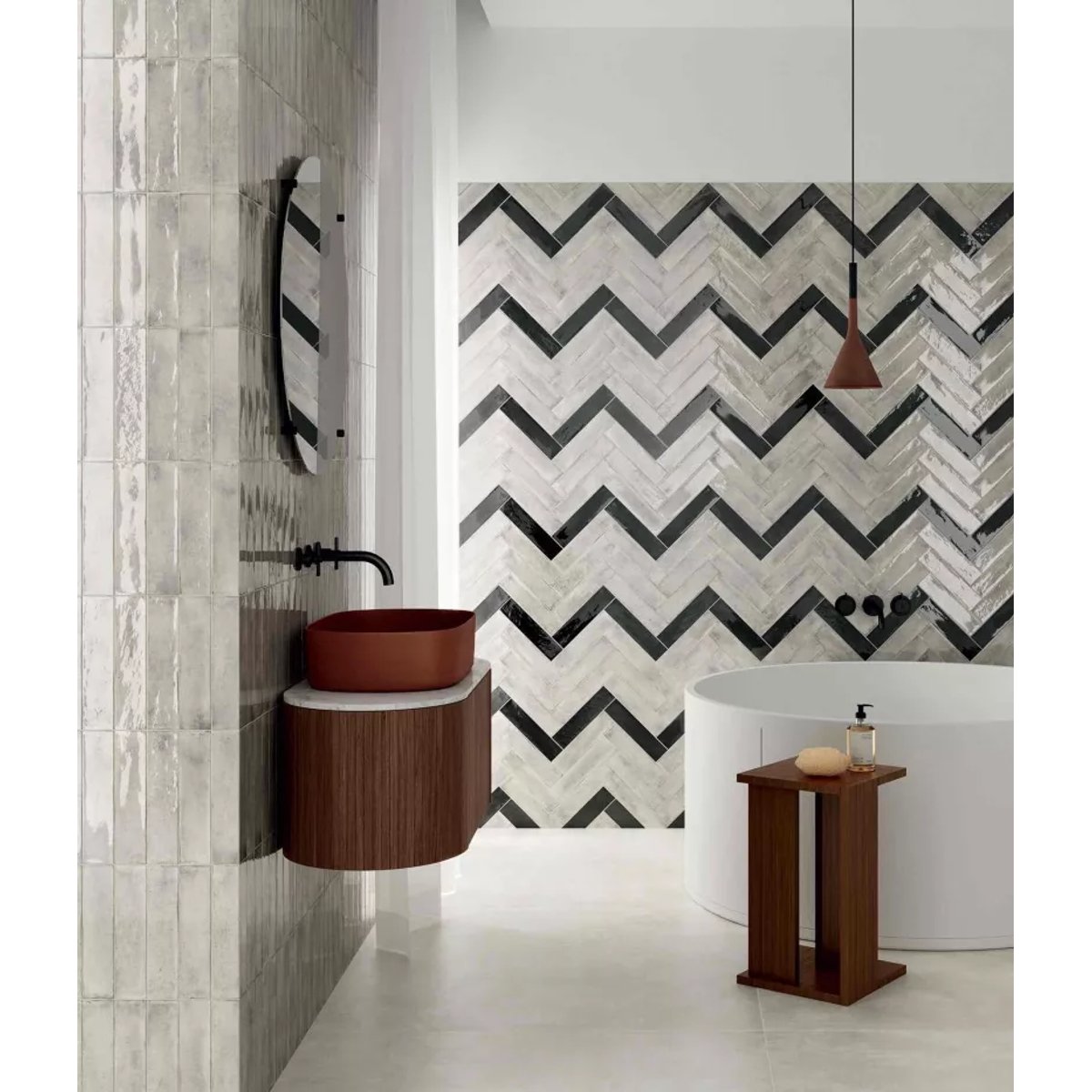 Carrelage Zellige Gris Clair FUSION Grigio