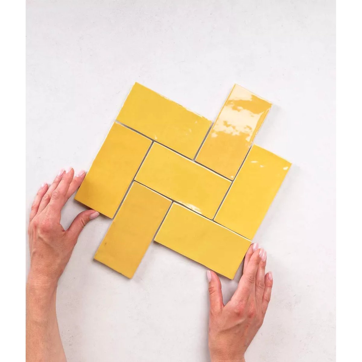 Carrelage Zellige Jaune FEZ Brillant Mustard