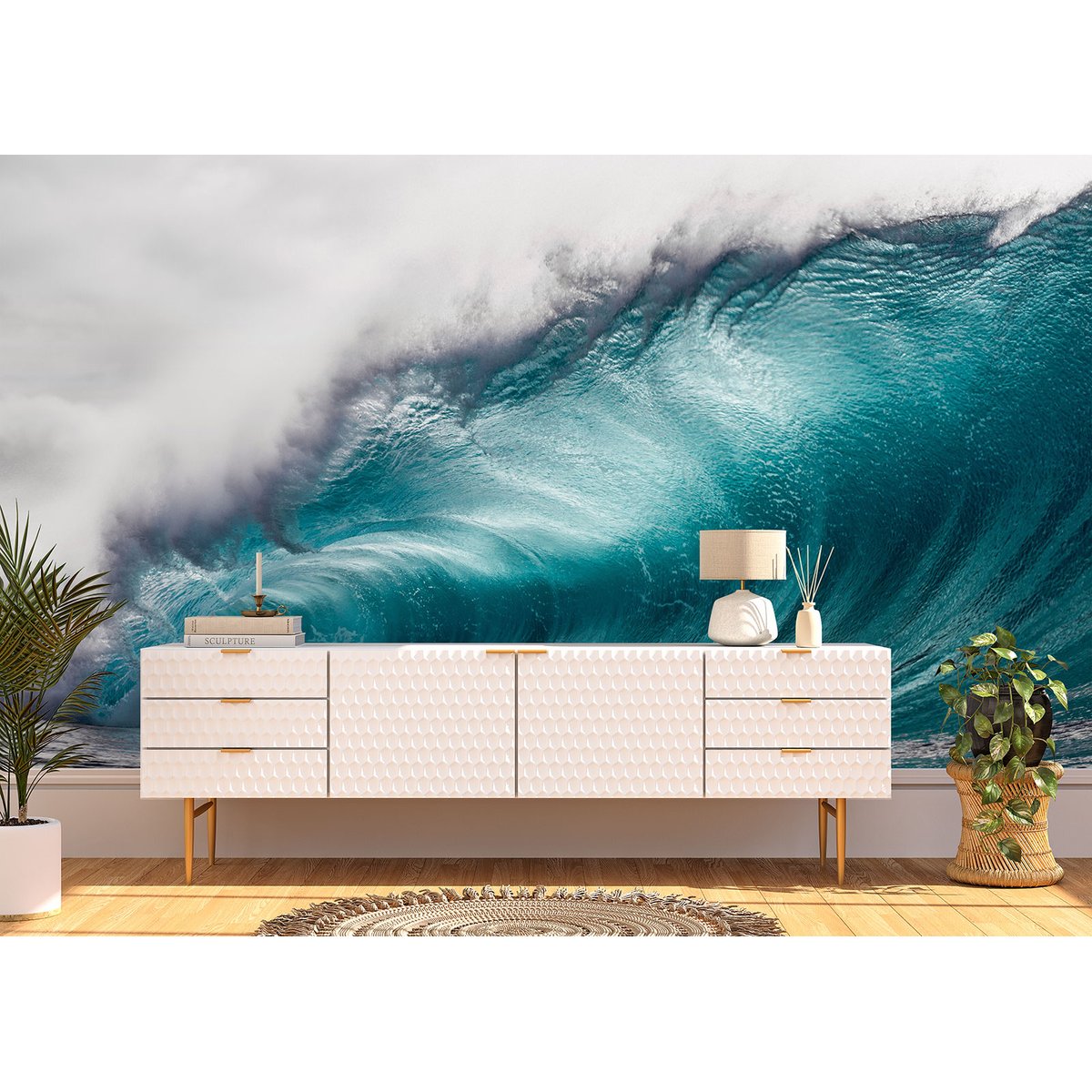 Papier peint panoramique - Vagues