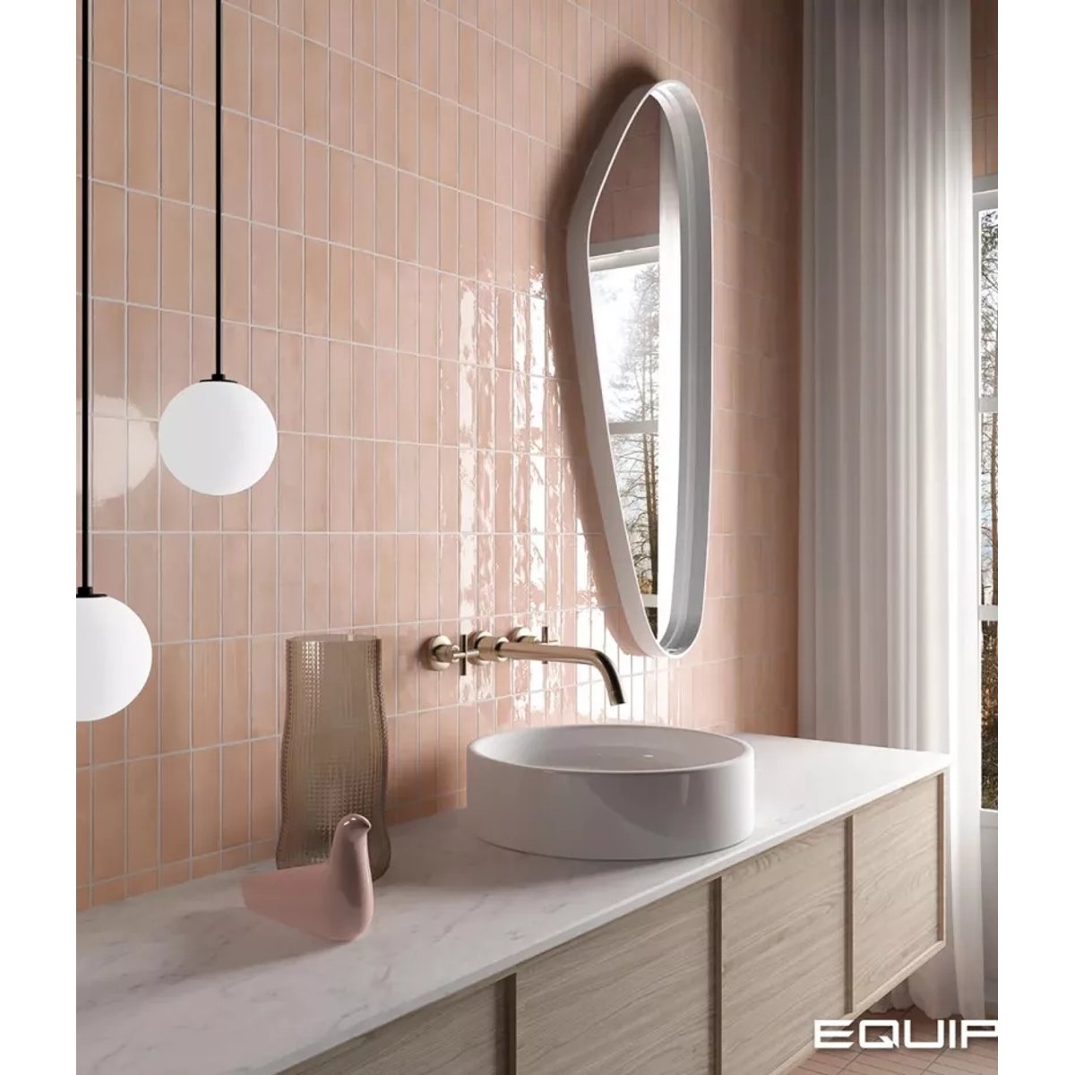 Carrelage Zellige Rose COLO Gloss pink
