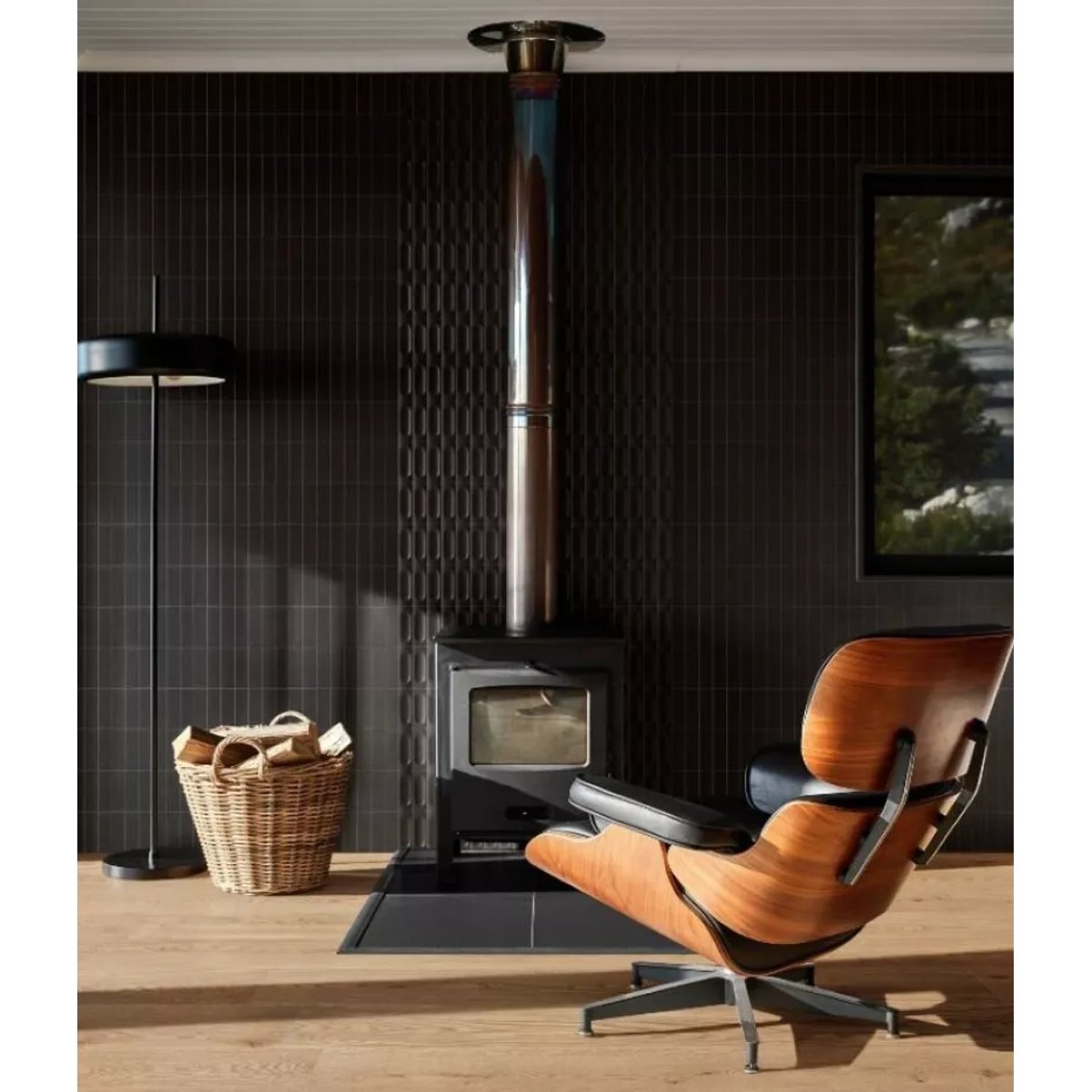 Carrelage Zellige Noir CONFETTO Nero 3D